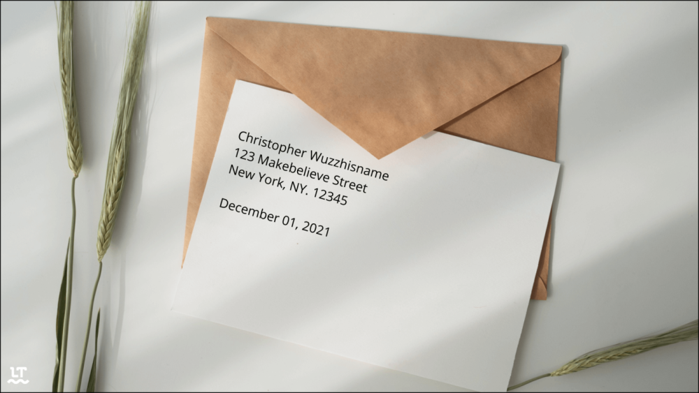 How to Format the Address of A Letter Correctly?