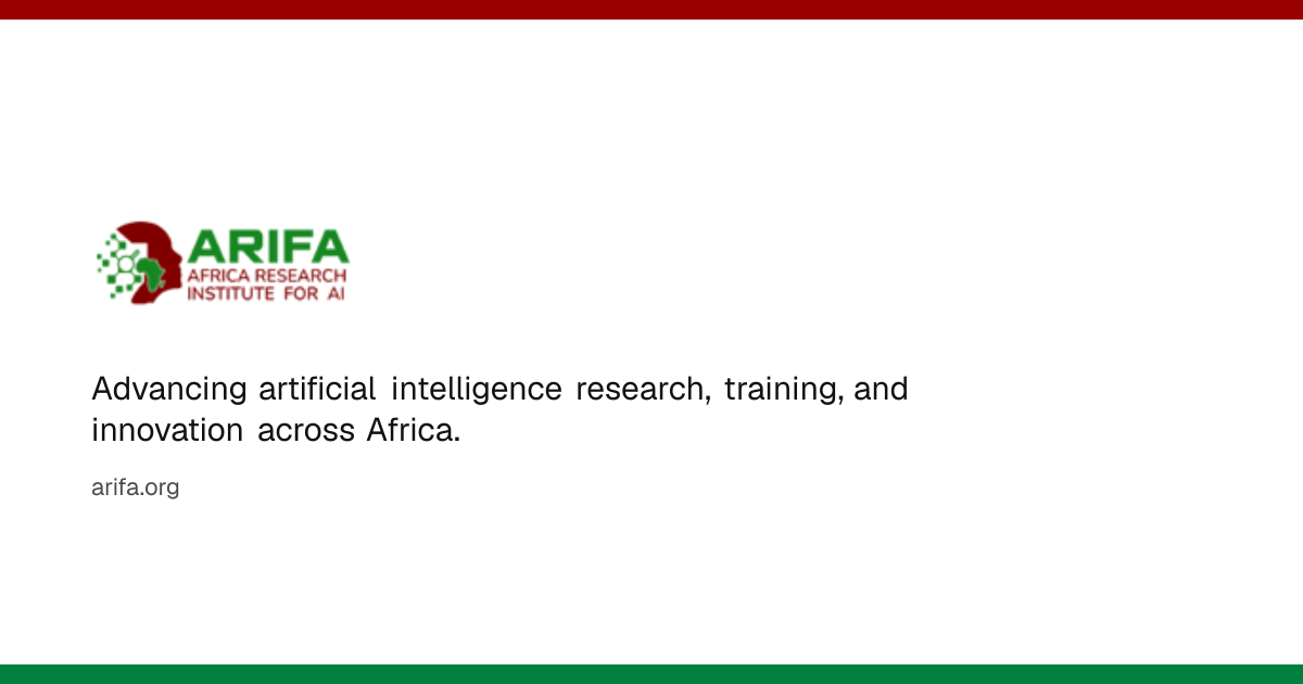 Africa Research Institute For AI