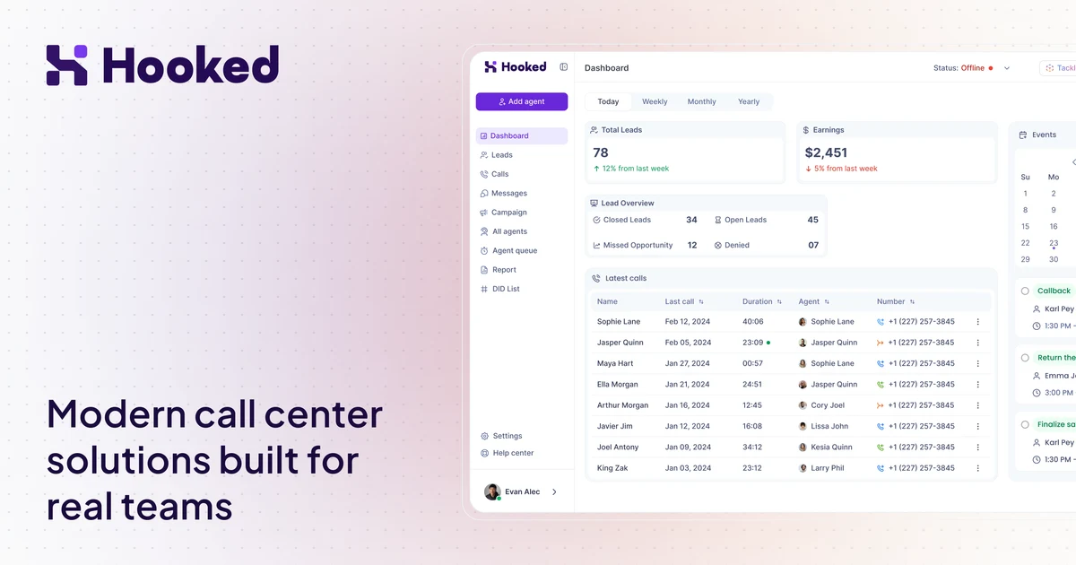HookedCRM