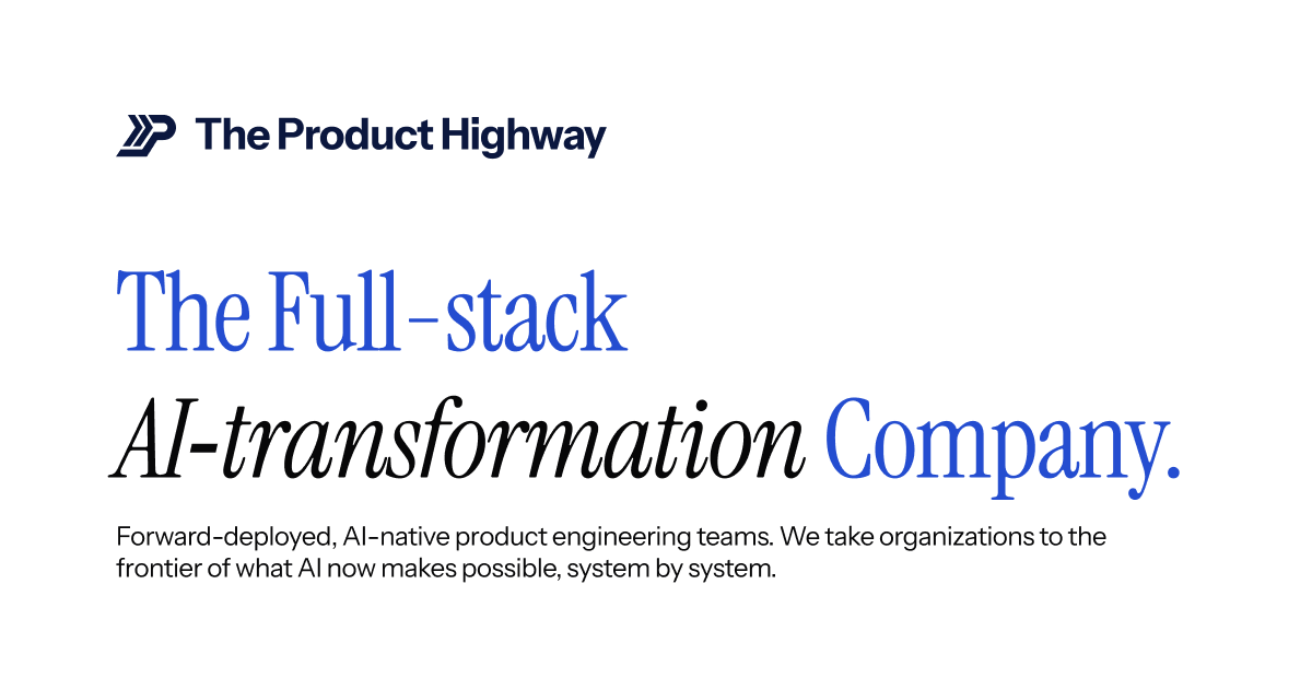 The Product Highway