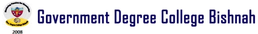 Government Degree College, Bishnah logo