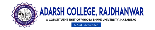 Adarsh College, Rajdhanwar logo