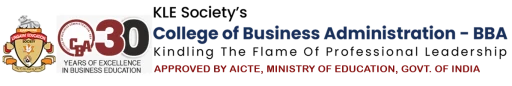 KLE Society's College of Business Administration logo