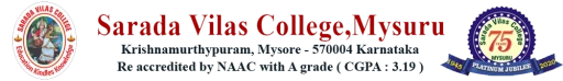 Sarada Vilas College logo