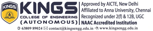 Kings College of Engineering (Autonomous) logo