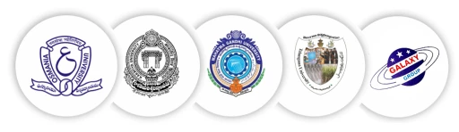 Galaxy Degree and PG College logo