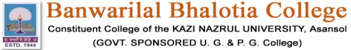 Banwarilal Bhalotia College, Kazi Nazrul University logo