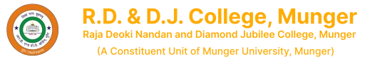 Raja Deoki Nandan and Diamond Jubilee College logo