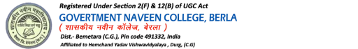 GOVT. NAVEEN COLLEGE BERLA logo