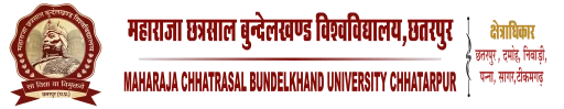 Maharaja Chhatrasal Bundelkhand University logo