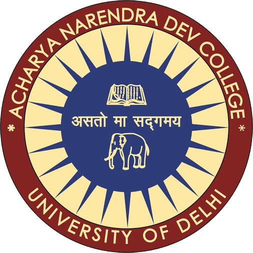 Acharya Narendra Dev College University Of Delhi. logo