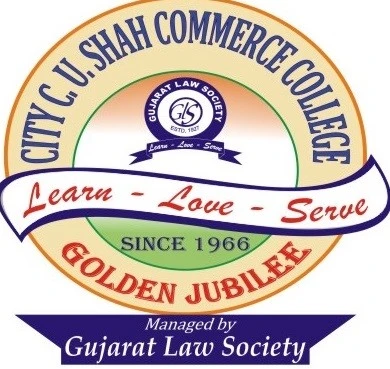 City C.U. Shah Commerce College logo
